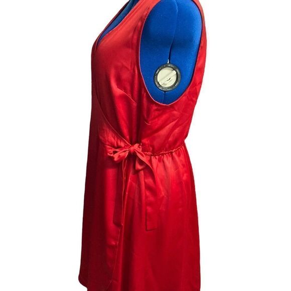 A.NEW.DAY.‎ Women’s Red Dress  Size XL Faux Wrap - Picture 3 of 7
